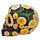 Day of the Dead Skull Head with Daisy Floral Motif