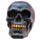 Dark Metallic & Gold Skull Decoration