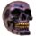 Dark Metallic & Gold Skull Decoration