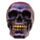 Dark Metallic & Gold Skull Decoration