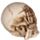 Set of 3 Small See No, Hear No, Speak No Evil Skulls
