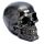 Metallic Black Skull Decoration