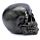 Metallic Black Skull Decoration