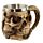 Decorative Bronze Octopus Skull Tankard