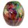 Rainbow Marble Effect Skull Ornament