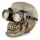 Steampunk Style Skull Ornament with Goggles