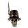 Steampunk Style Skull with Top Hat & Feathers