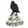 Crow Standing on Pile of Skulls Ornament