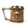 Decorative Skull & Bone Tankard with Bone Handle