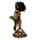 Skeleton Hand Holding Black Rose Decoration
