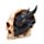 Shadows of Darkness Black Dragon in Skull Large