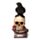 Crow Perched on Skull & Books