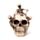Skull with Bursting Skeletons