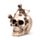 Skull with Bursting Skeletons