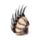 Punk Skull with Chains & Blades Mohican