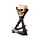 Skull Head with Scythe Tripod Tea Light Candle Holder