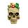 Skull with Succulent Plants Ornament