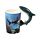 Lisa Parker Shark Ceramic Shaped Handle Mug