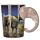 Elephant Savannah Decal Ceramic Shaped Handle Mug