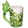 Tree Frog with Foliage Decal Ceramic Shaped Handle Mug