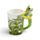 Tree Frog with Foliage Decal Ceramic Shaped Handle Mug