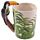 Toucan Party Toucan Ceramic Shaped Handle Mug with Jungle Decal