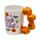 Spooky Trick or Treat Pumpkins Shaped Handle Mug