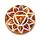 Carved Soapstone Chakra Round Ashcatcher Incense Stick Burner