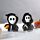 Skull Boy & Ghost Boy Ceramic Salt & Pepper Set