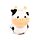 Black and White Cow Ceramic Salt & Pepper Set