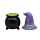 Spooky Witches Hat & Cauldron Ceramic Salt & Pepper Set