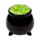 Spooky Witches Hat & Cauldron Ceramic Salt & Pepper Set