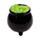 Spooky Witches Hat & Cauldron Ceramic Salt & Pepper Set