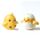 Springtime Chick & Chick in Egg Ceramic Salt & Pepper Set