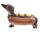 Sausage Dog in a Bun & Mustard Fast Food Ceramic Salt & Pepper Set