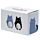Feline Fine Black & Grey Cat Ceramic Salt & Pepper Set