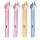 Unicorn Magic Shaped Top Wooden Ruler (15cm)