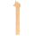 Unicorn Magic Shaped Top Wooden Ruler (15cm)