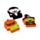 Witch, Vampire & Pumpkin 3 Piece Shaped Eraser Set