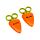 Foodiemals Cecil the Carrot Kids Scissors in Holder
