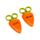 Foodiemals Cecil the Carrot Kids Scissors in Holder