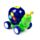 Press & Go Happy Snail Action Toy
