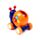 Press & Go Happy Snail Action Toy