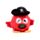 Queasy Squeezies Jolly Rogers Pirate Plush Squeezy Toy