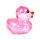 Maltose Squeezy Glitter Duck Stress Toy