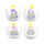 Unicorn Magic High Bounce Plush Bouncy Ball