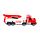Construction Rescue Truck with Crane Friction Push/Pull Action Toy