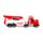 Construction Rescue Truck with Crane Friction Push/Pull Action Toy