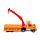 Construction Rescue Truck with Crane Friction Push/Pull Action Toy