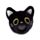 Queasy Squeezies Magic Fortune Teller Lucky the Black Cat Plush Squeezy Toy